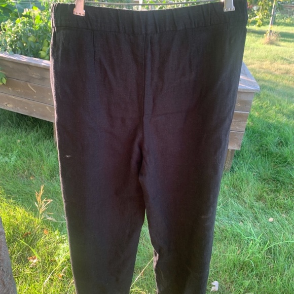 Black linen pants - Picture 2 of 5